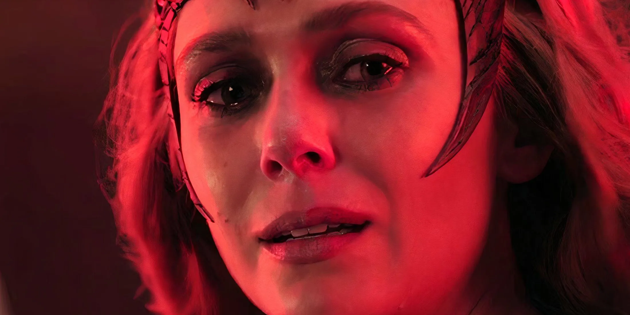 Elizabeth Olsen emotional as Scarlet Witch in Doctor Strange in the Multiverse of Madness