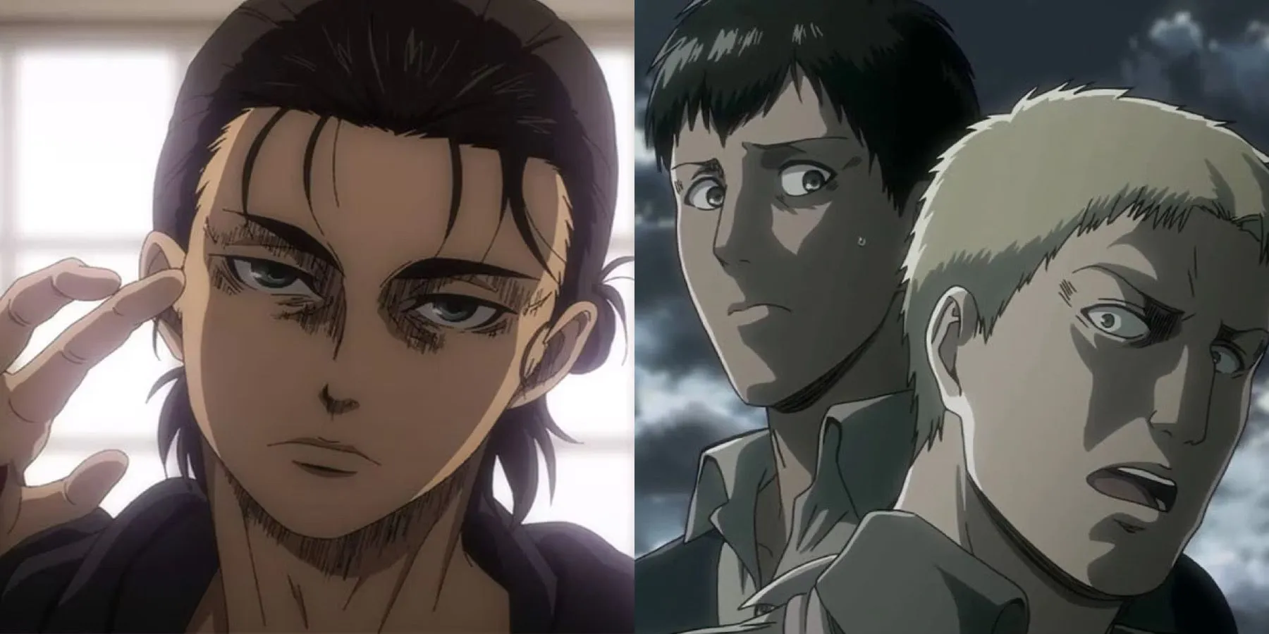 Eren, Bertholdt, and Reiner