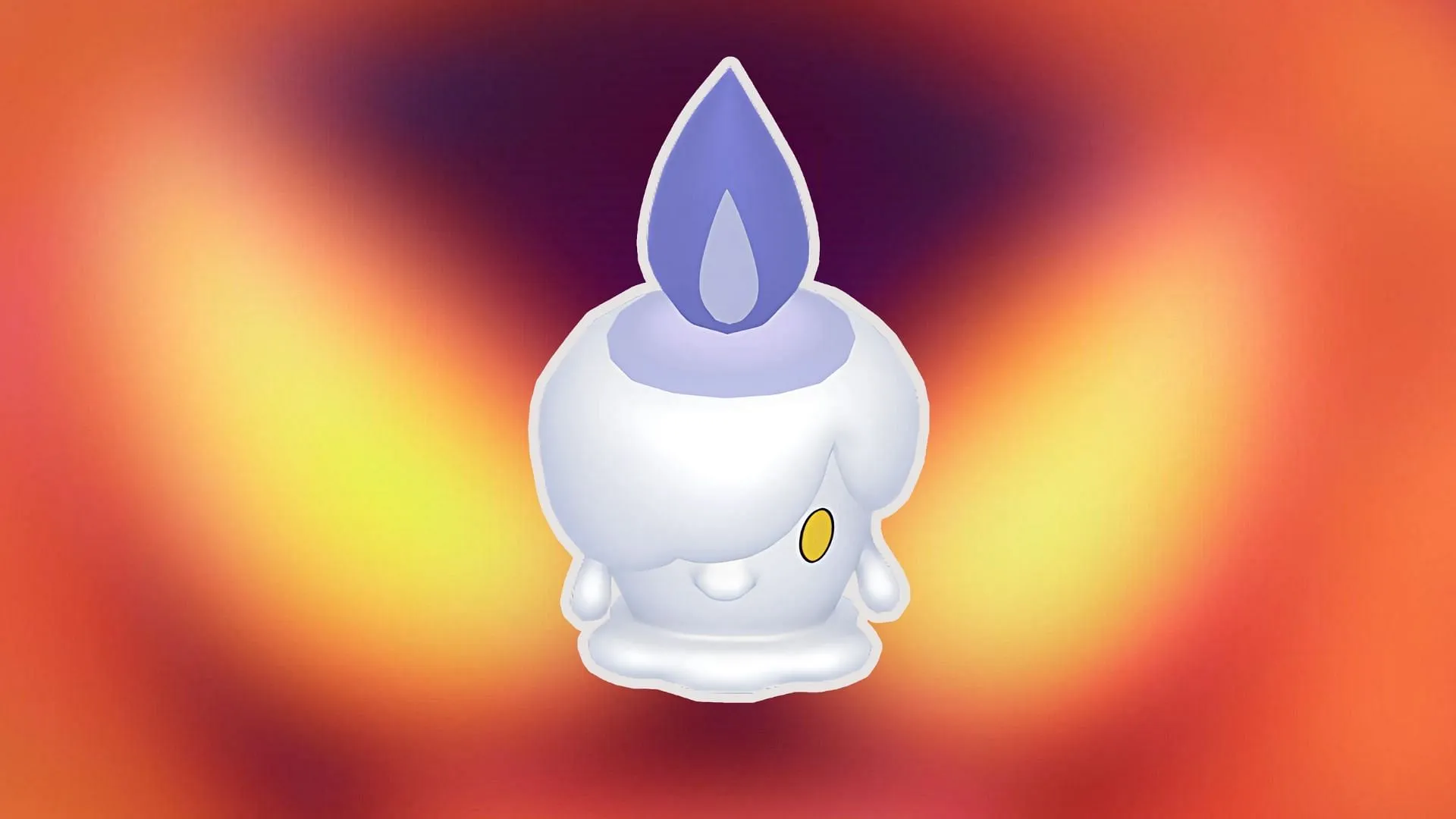 Litwick, tel qu'on le voit dans Pokémon GO (Image via The Pokemon Company)