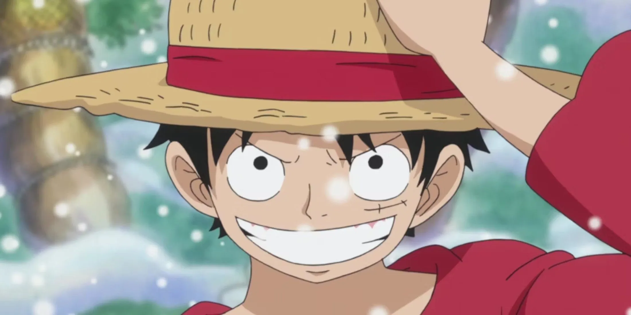 One Piece Luffy z bliska