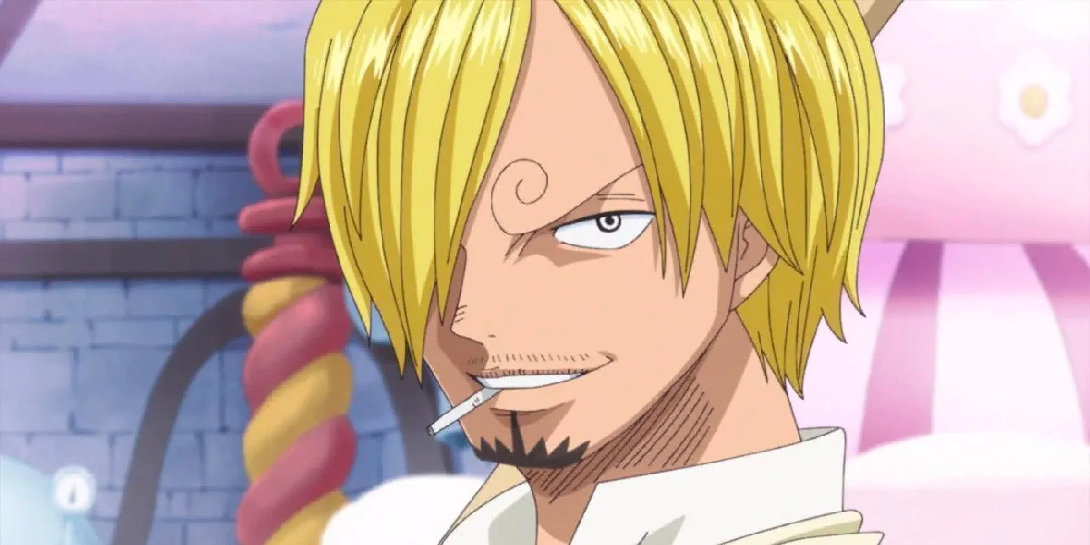 gros plan de Sanji One Piece