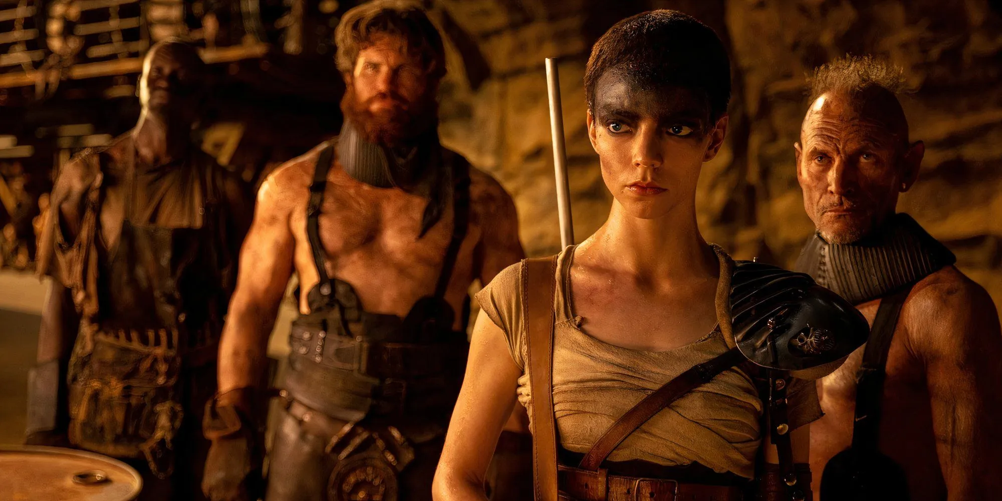 Furiosa and her War Rig crew in Furiosa A Mad Max Saga