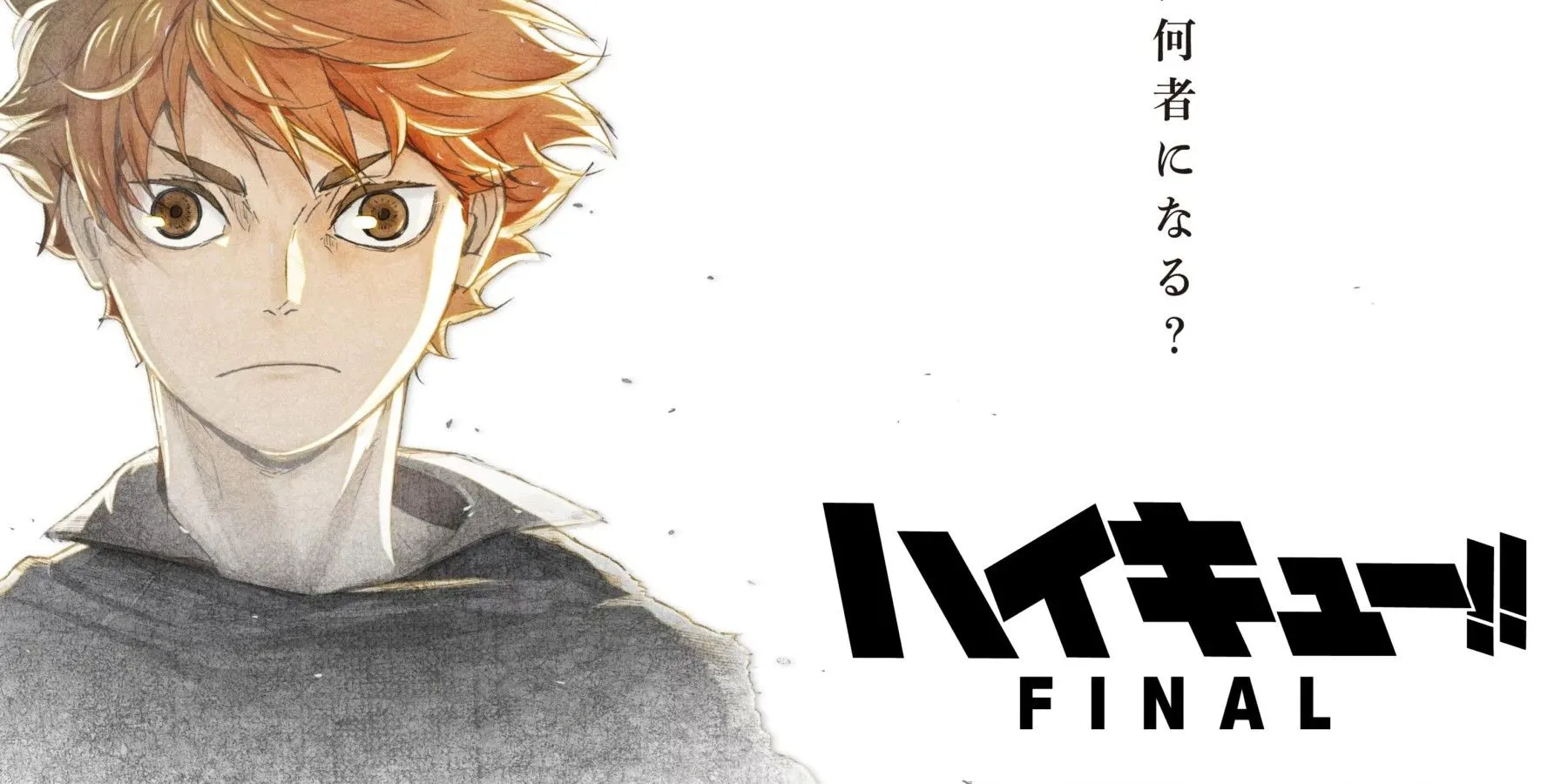 Poster dell'annuncio finale di Haikyuu