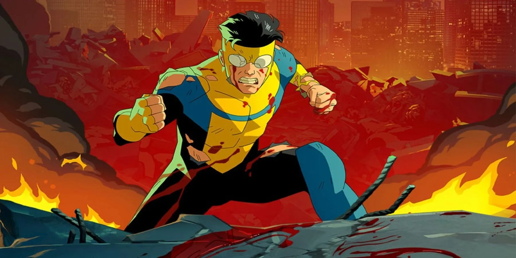 Arte promozionale della seconda stagione di Invincible