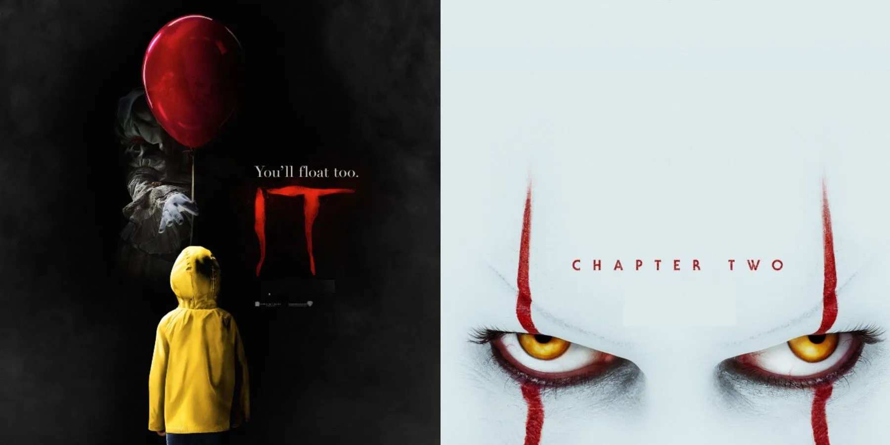 It Chapter One과 Two 포스터