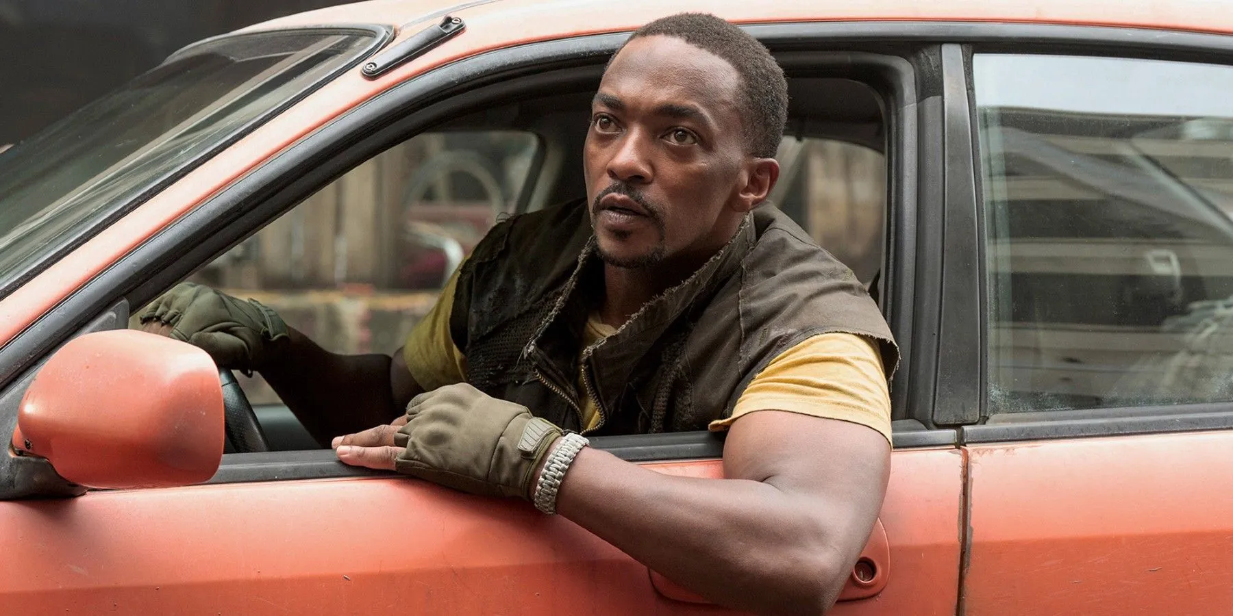 Anthony Mackie as John Doe in Peacock's Twisted Metal series