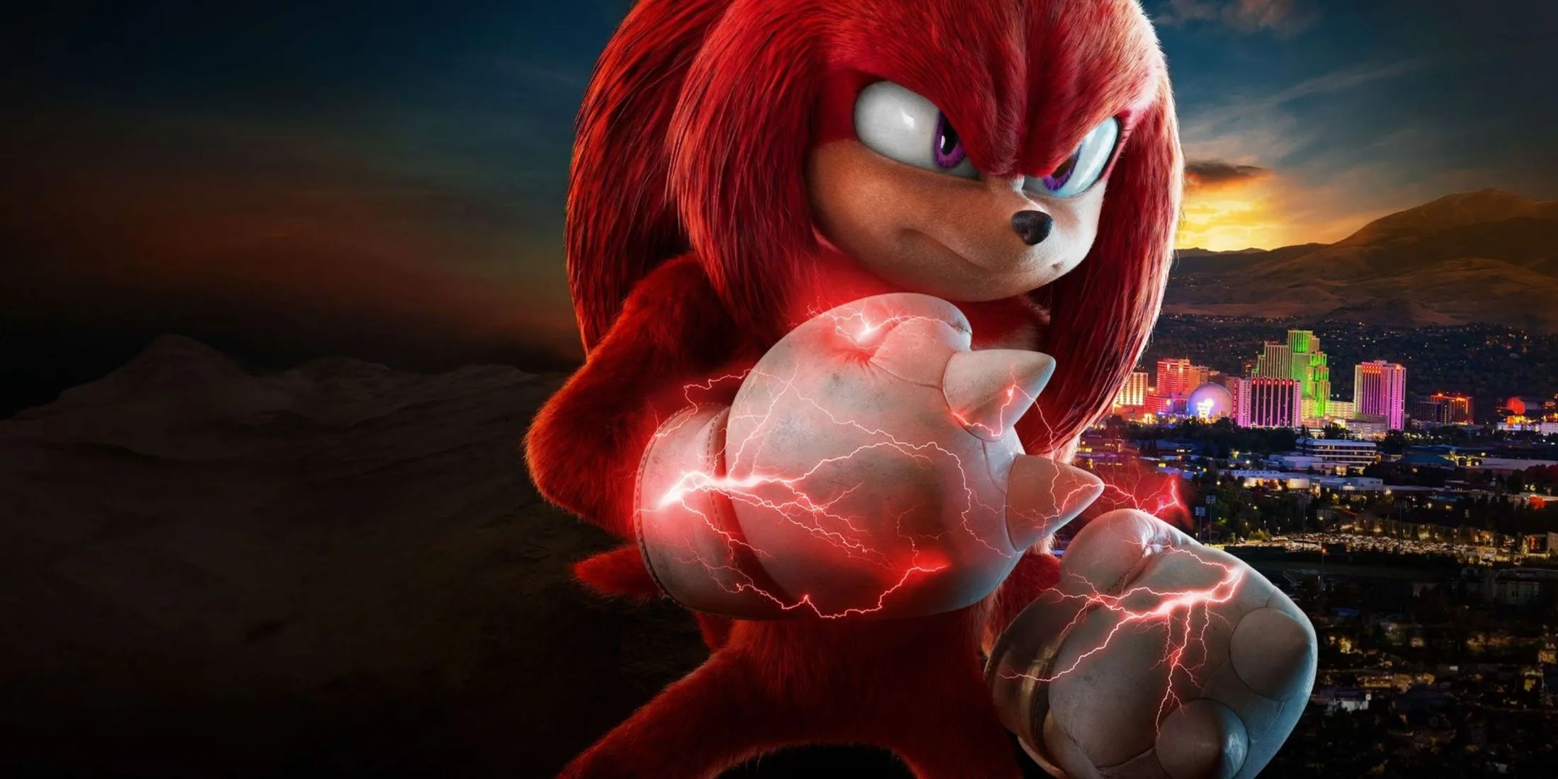 Knuckles Clenching His Fist