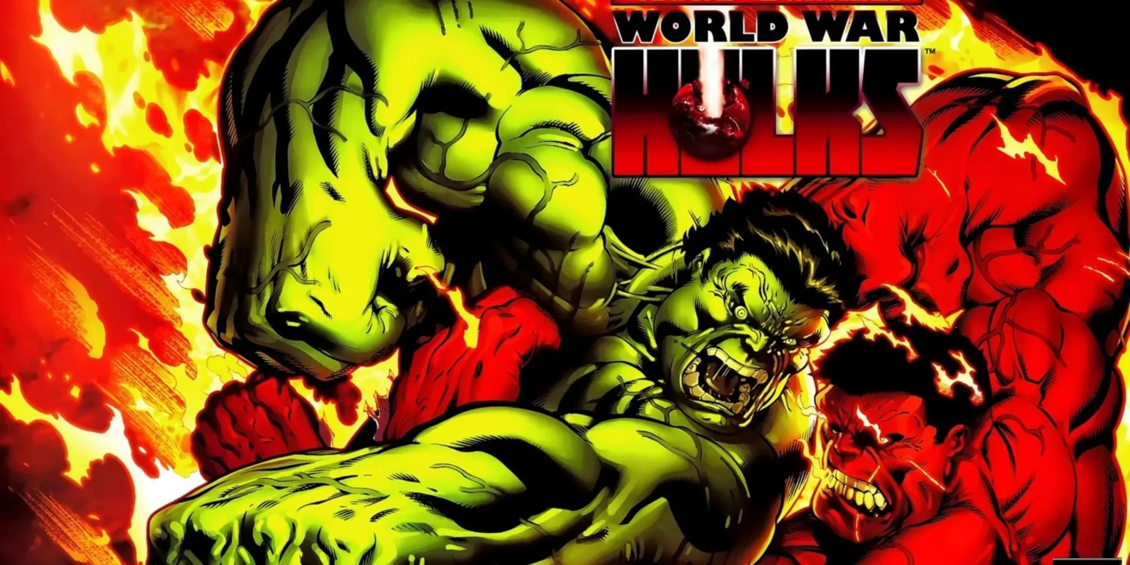 Hulk vert contre Hulk rouge