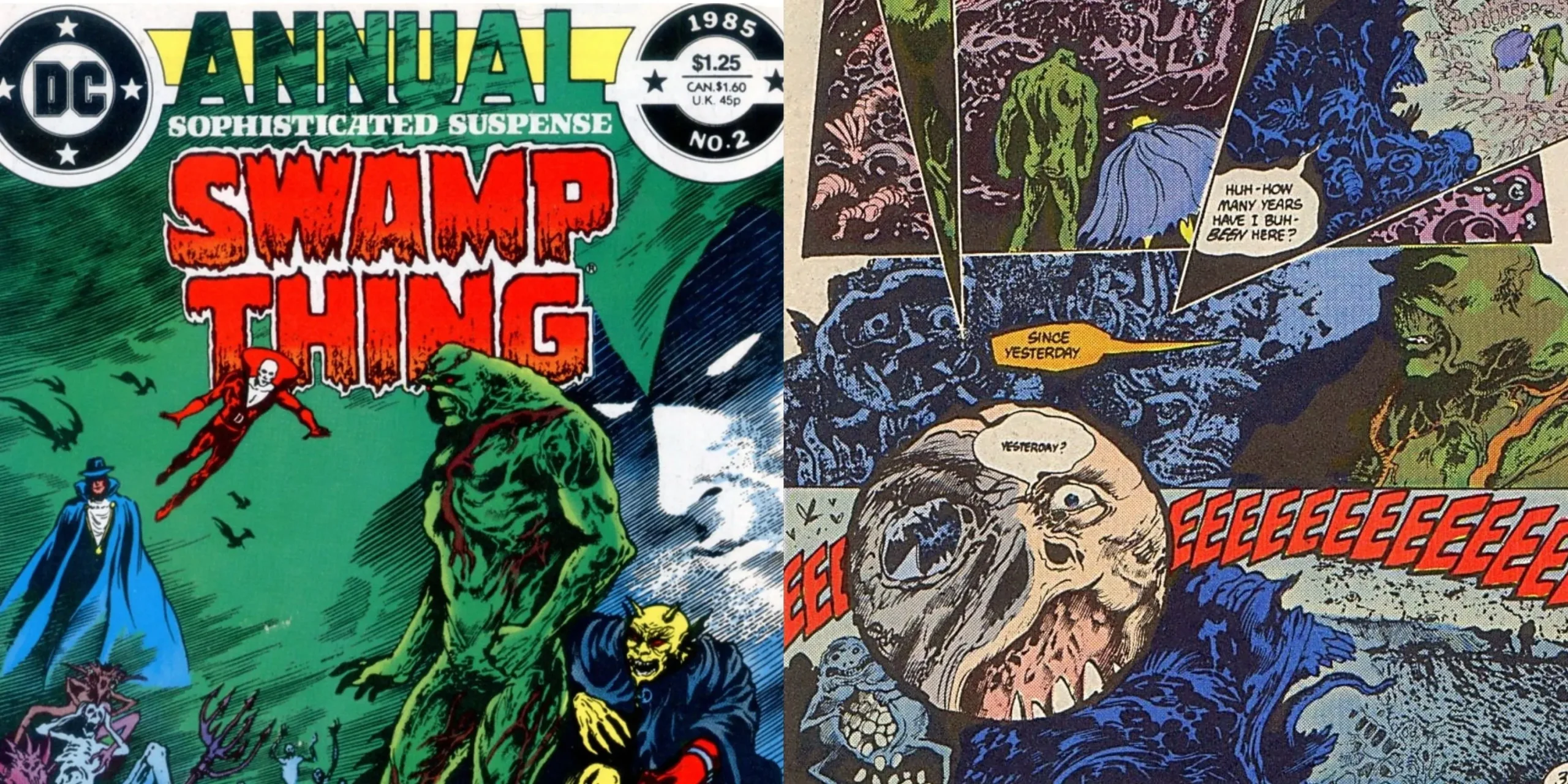 Swamp Thing Annual #2: Giù tra gli uomini morti