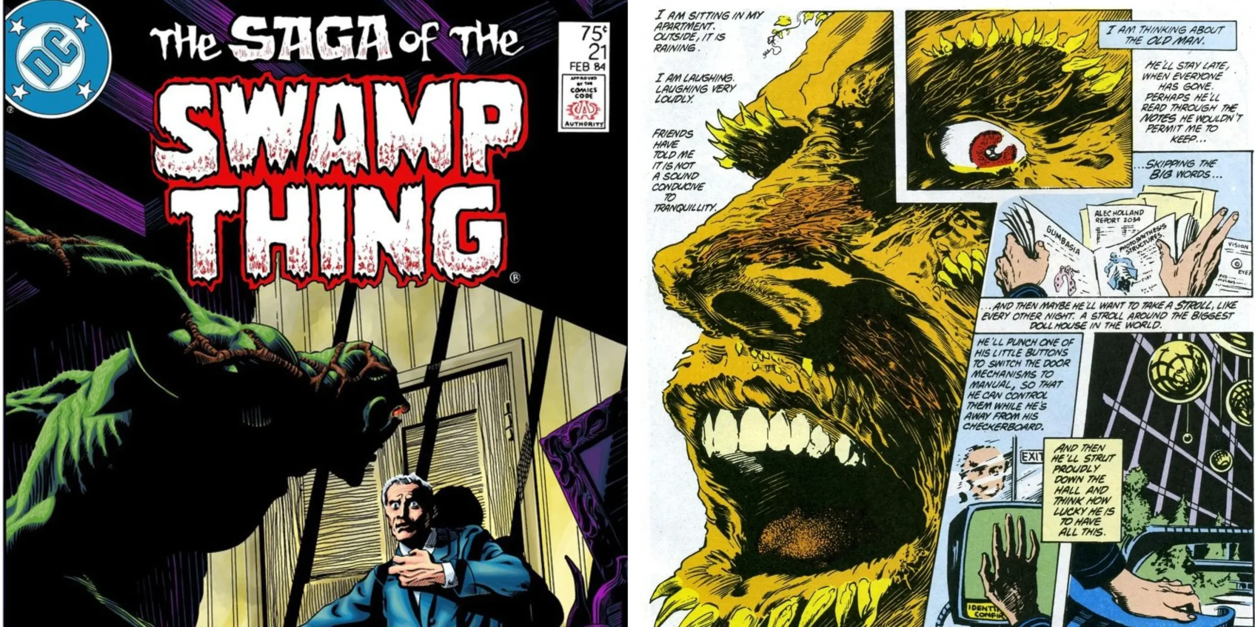 The Saga of The Swamp Thing #21: The Anatomy Lesson