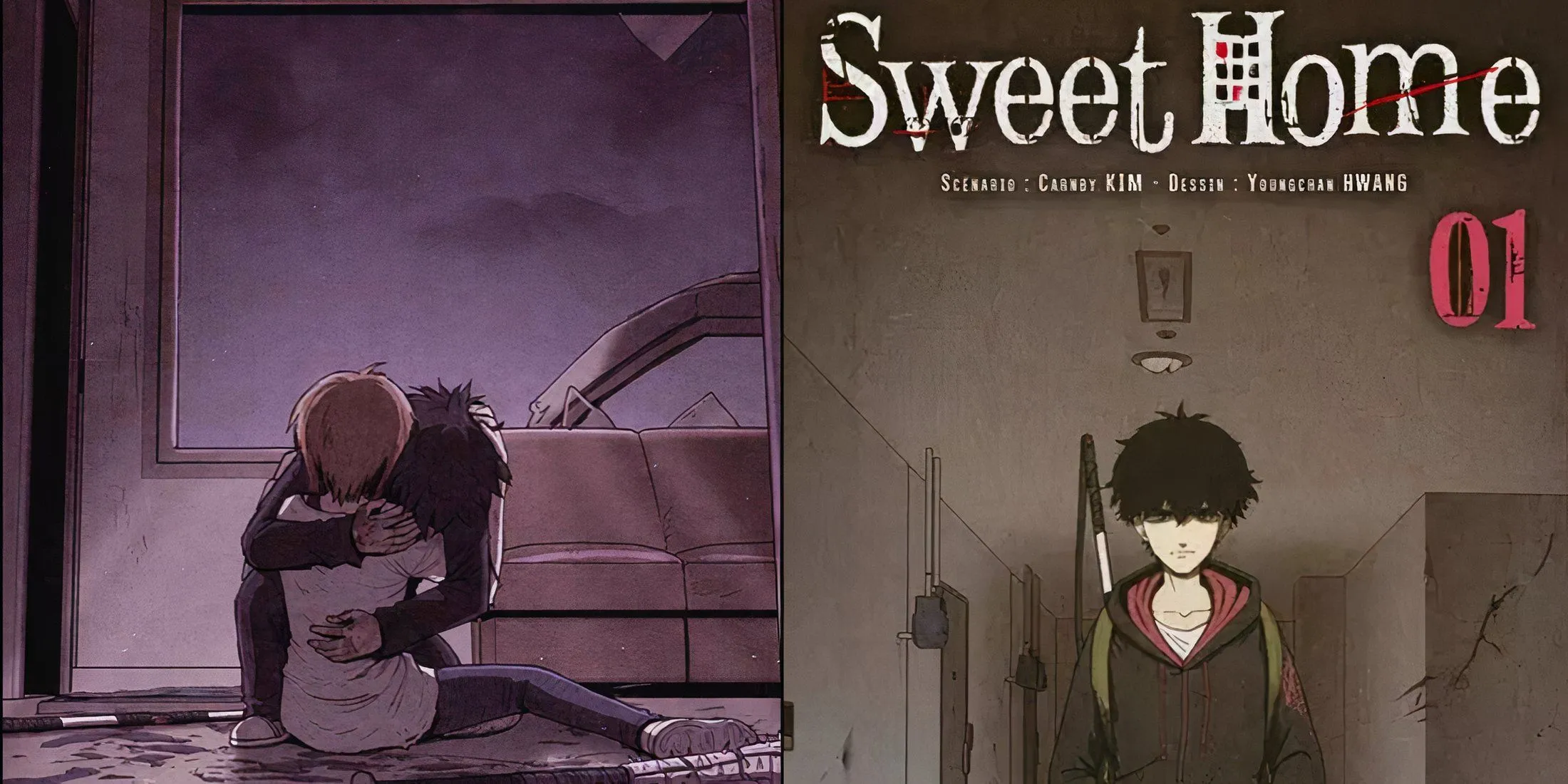 Arte manhwa de Sweet Home