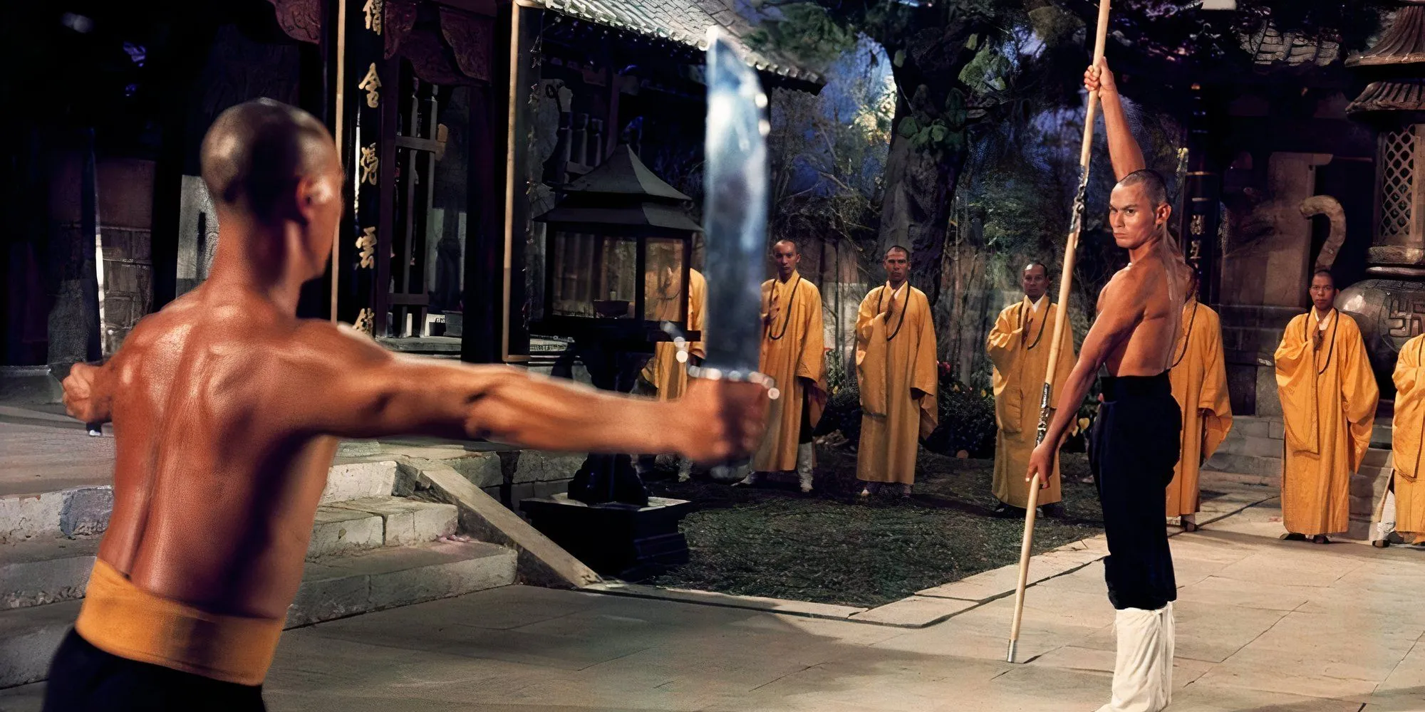 Gordon Liu en la 36ª Cámara de Shaolin