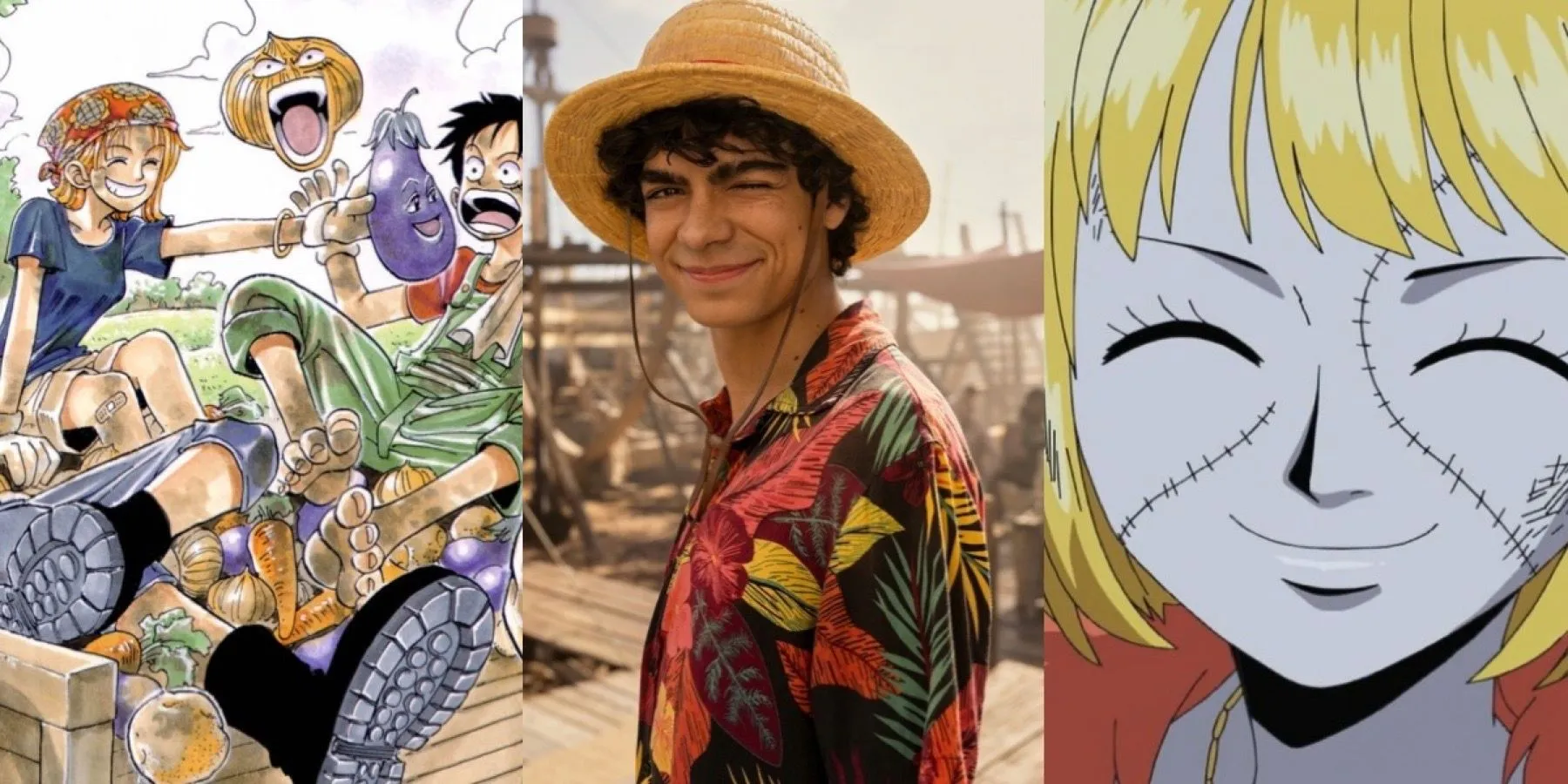 Principais visuais da adaptação live-action de One Piece