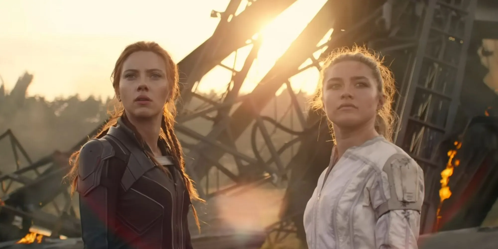 Natasha Romanoff et Yelena Belova dans le film Black Widow