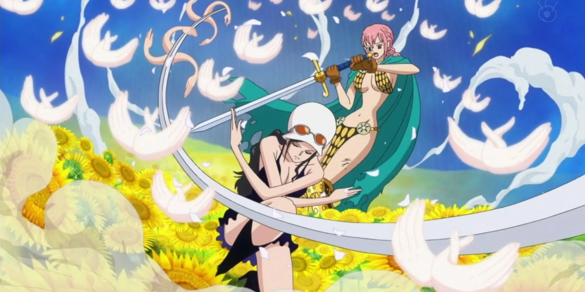 One Piece - Robin usa il frutto del diavolo