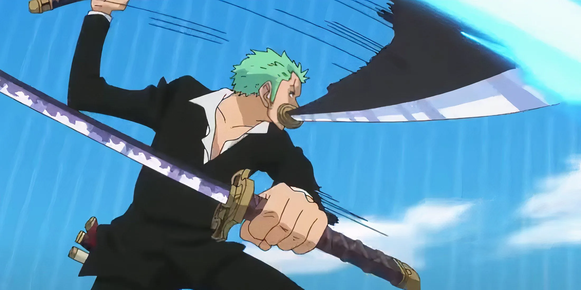 One Piece Roronoa Zoro 1080 Libbre Phoenix Tre Spade Stile