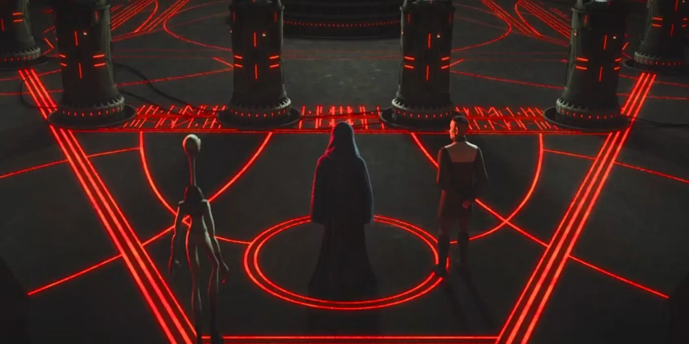 Palpatine e espécimes de teste do Projeto Necromante