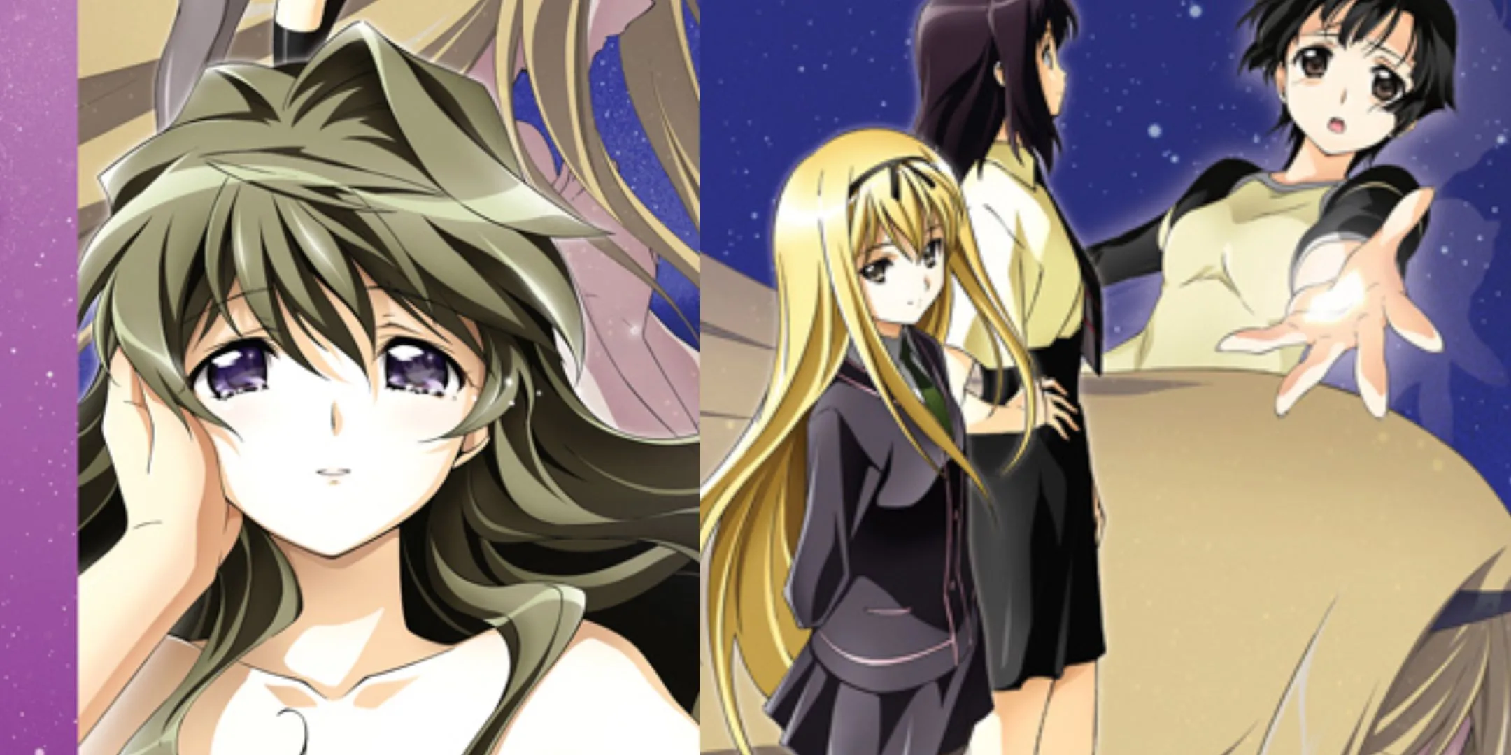 Qualia, die lila, theoretische Quantenphysik, Science-Fiction, Mystery Girls Love Yuri