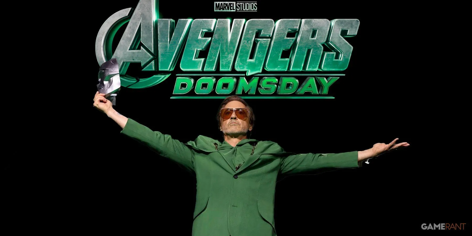 Robert Downey Jr as Doctor Doom in Avengers Doomsday