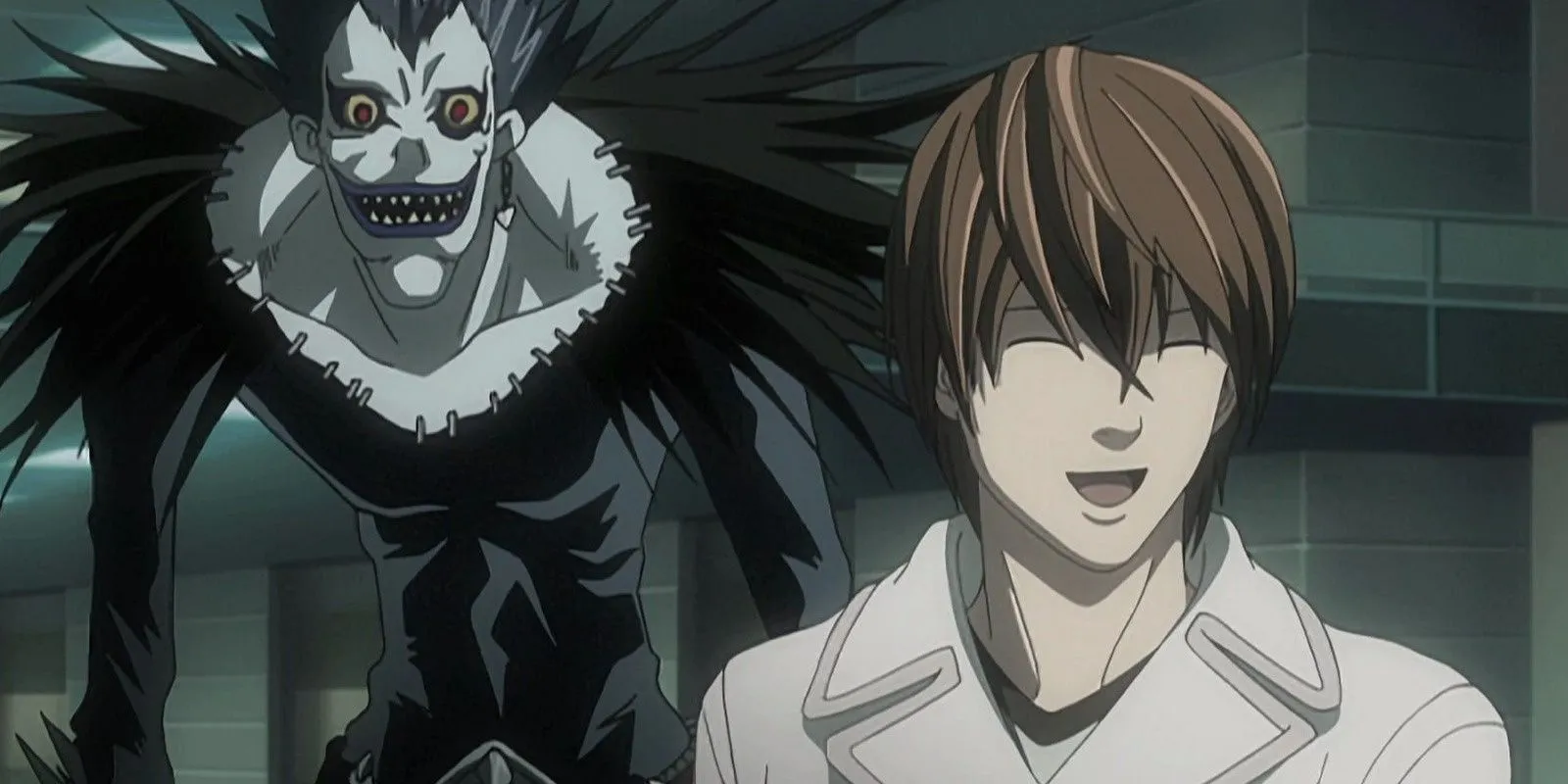 Ryuk i Light w Death Note