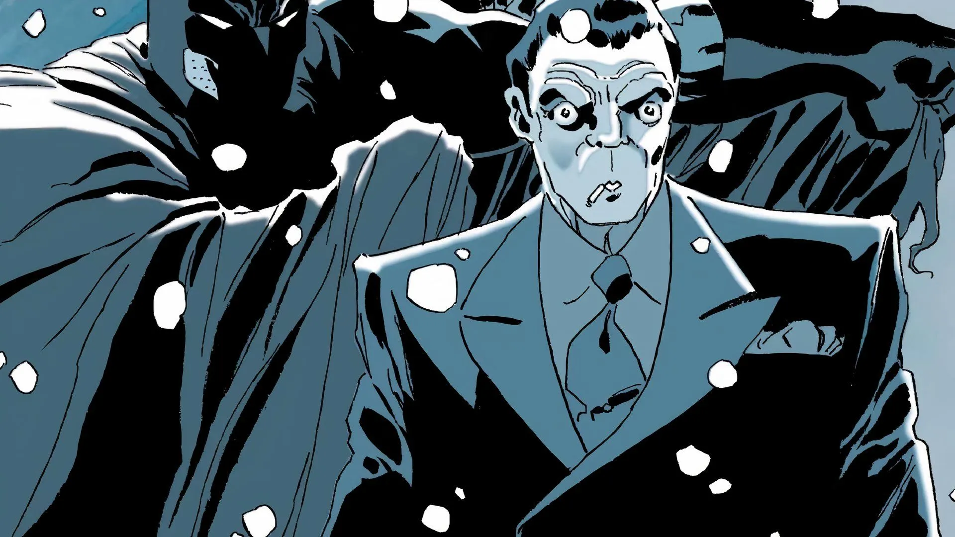 Sal Maroni et Batman dans DC Comics