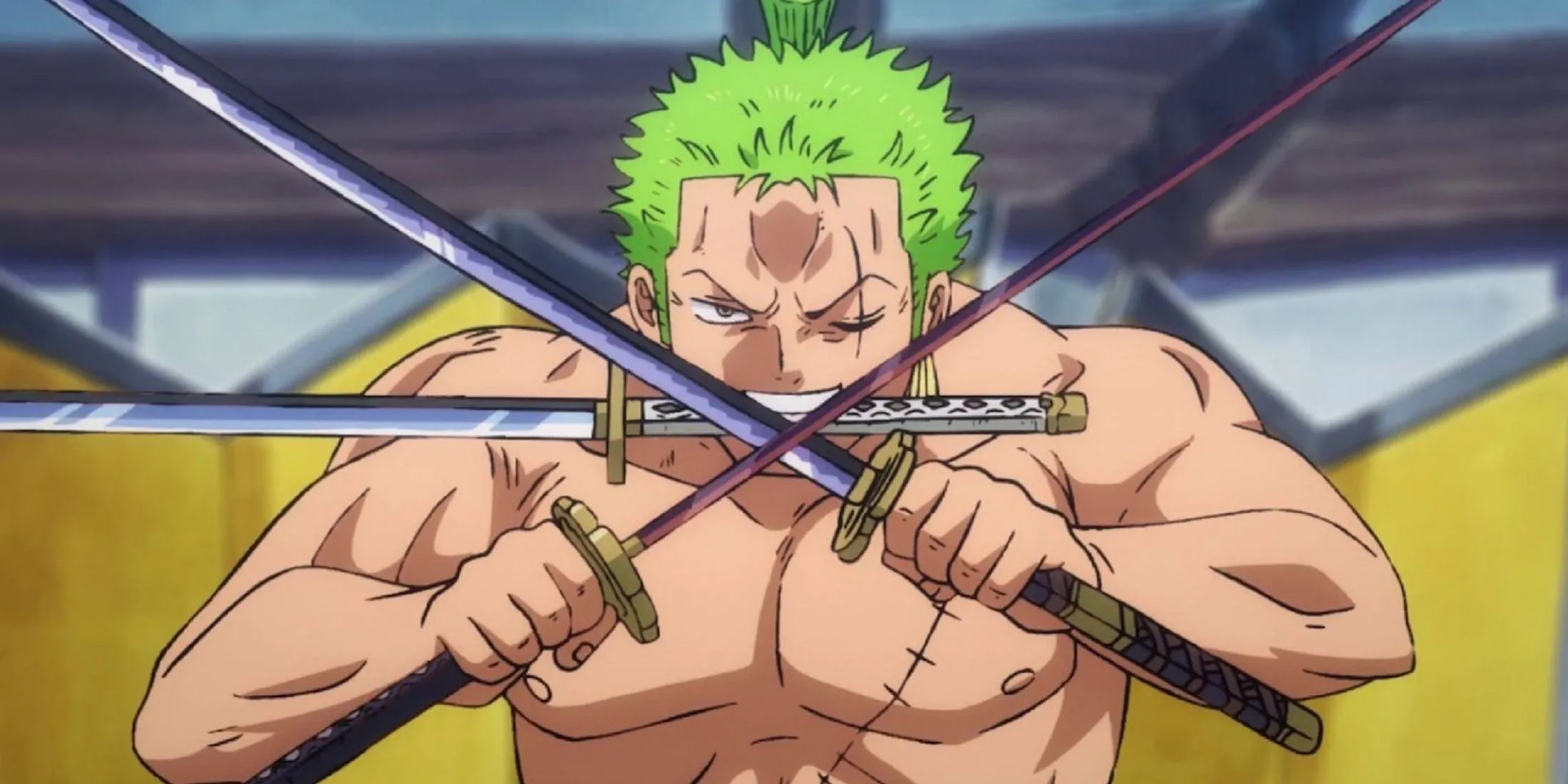 Roronoa Zoro, znany również jako „Łowca Piratów” Zoro z anime One Piece