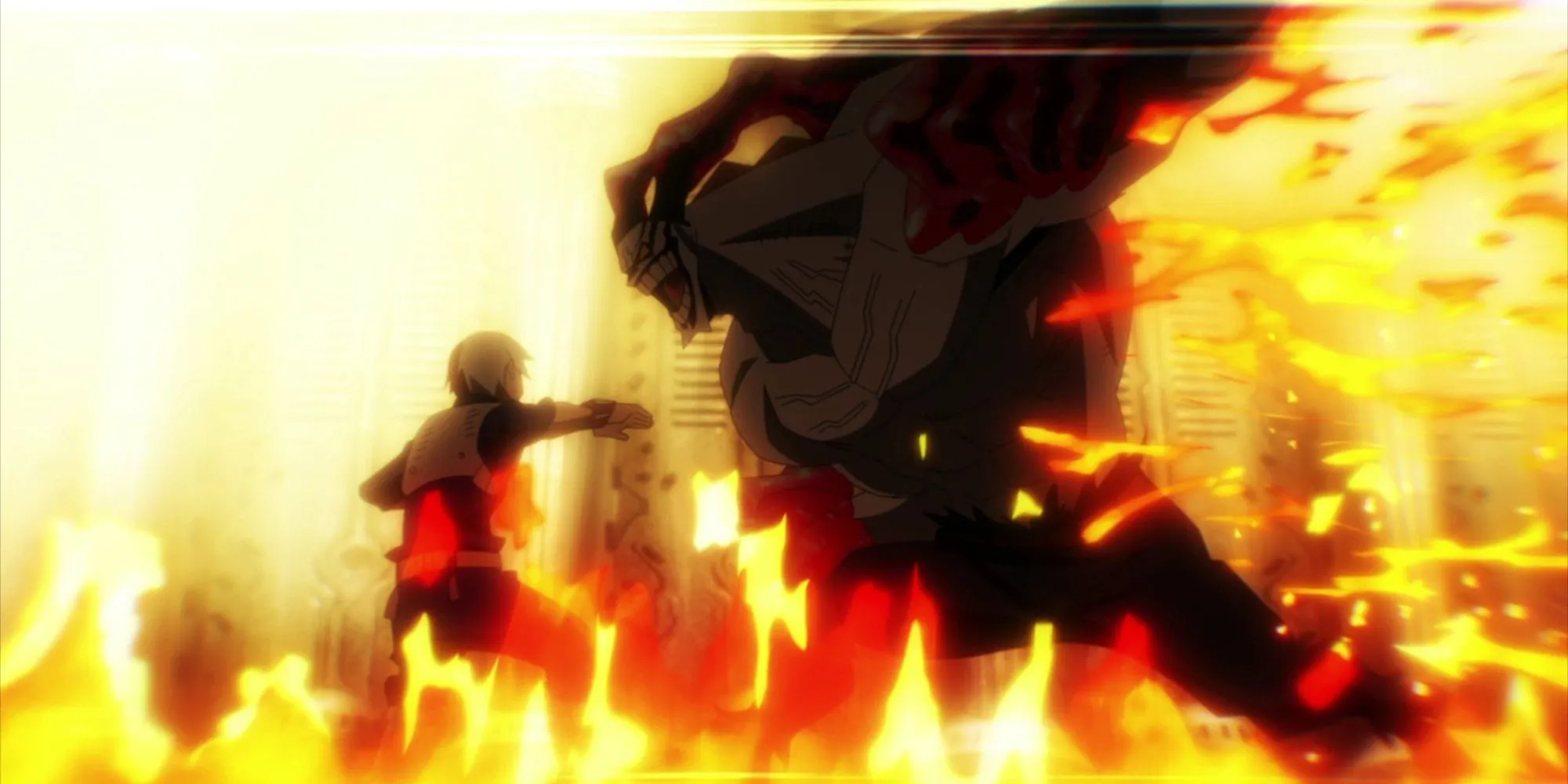 Shoto Todoroki squares off against Leviathan.