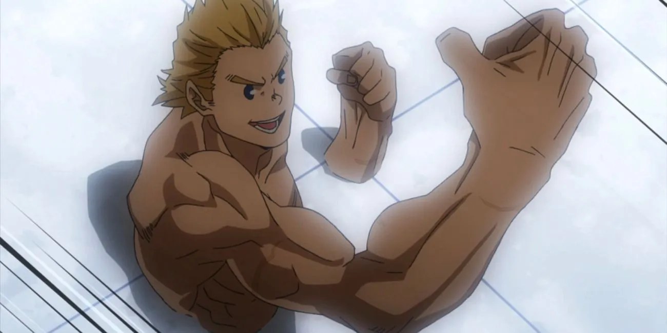 Mirio Togata during his fight