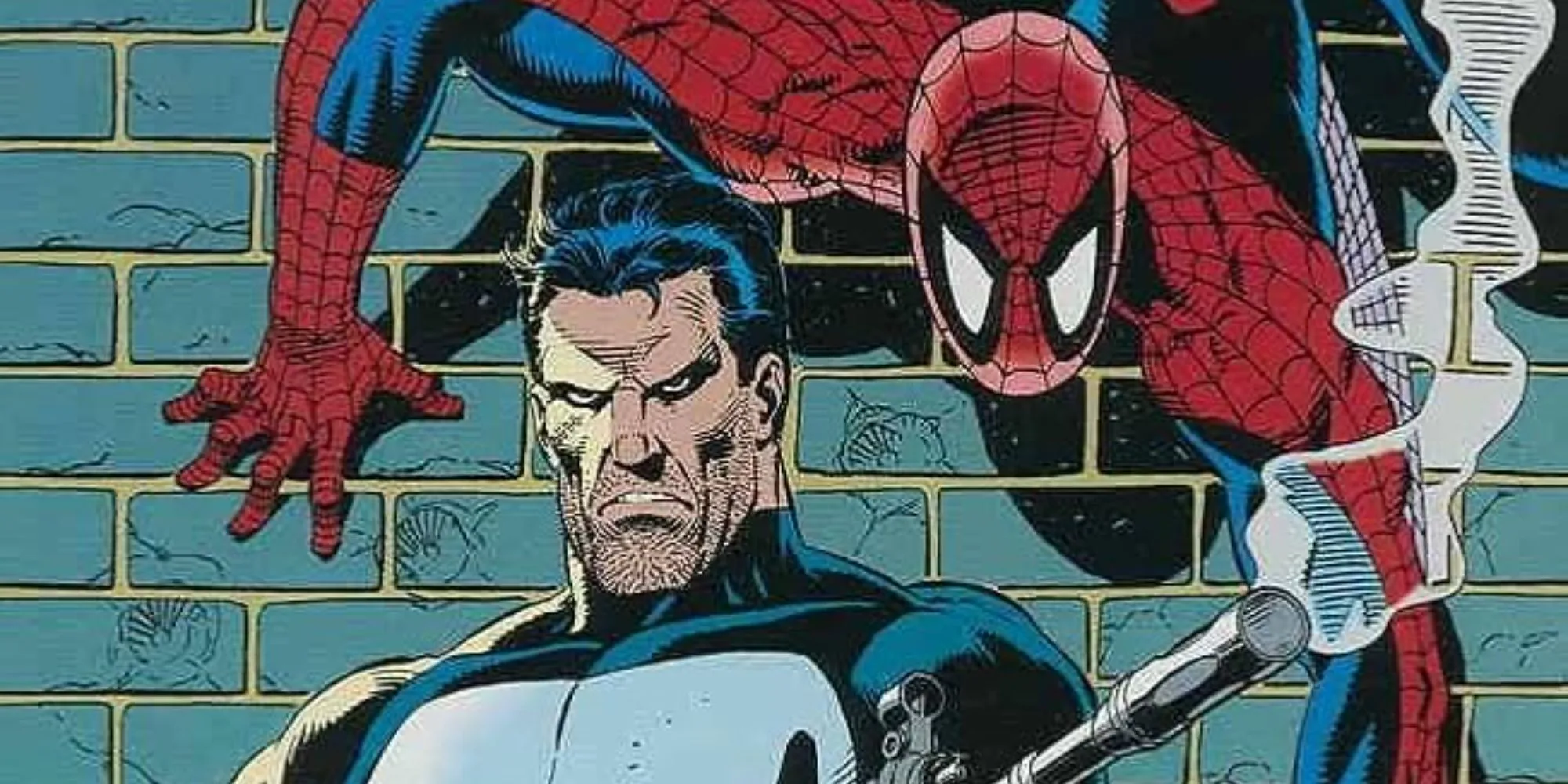 Punisher und Spider-Man zusammen