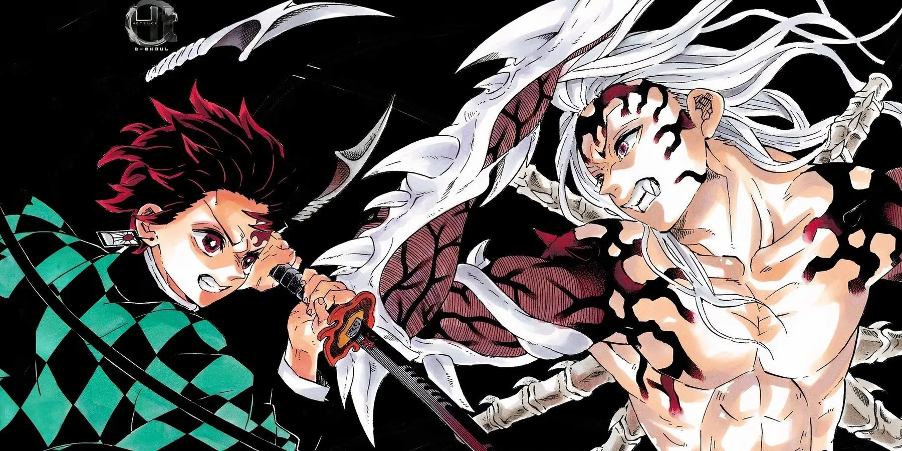 Tanjiro contra Muzan en Demon Slayer (1)