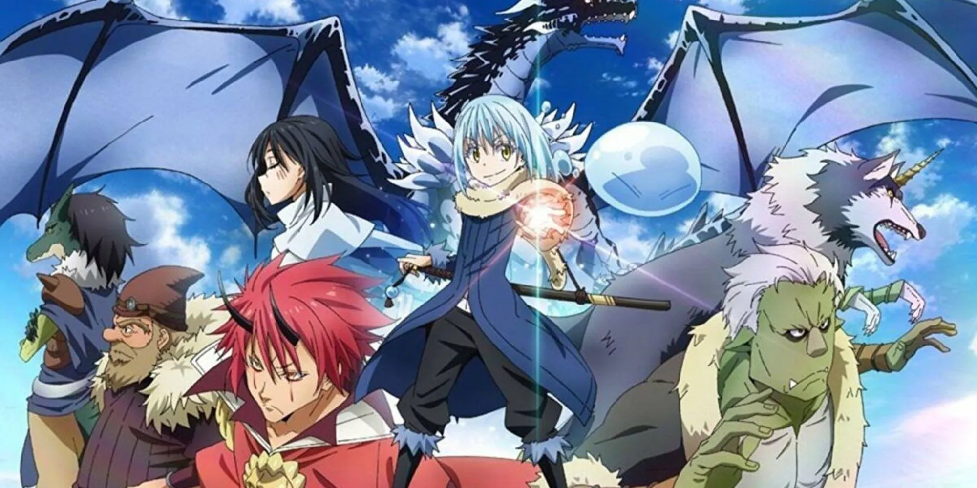 Personagens principais em That Time I Got Reincarnated As A Slime