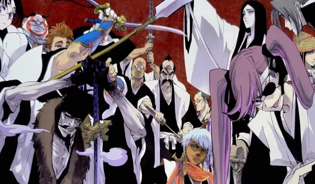 Clasificación de los capitanes originales del Gotei en Bleach según su diseño