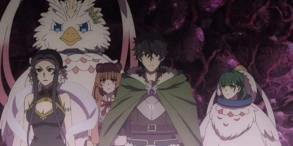 The Rising of the Shield Hero Naofumi and Party