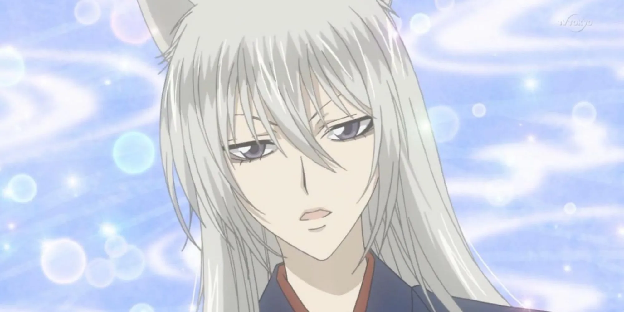 Tomoe looking puzzled