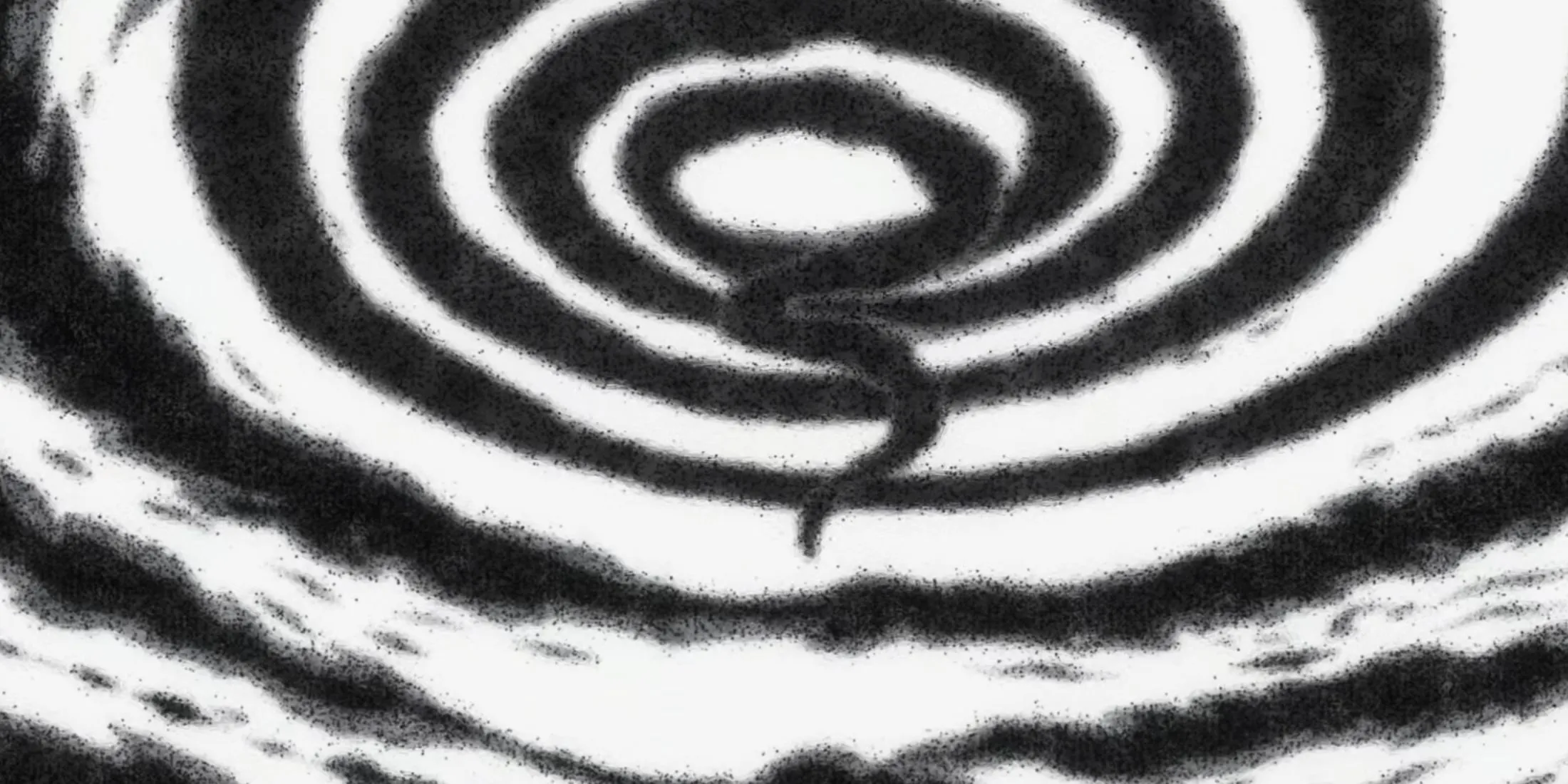 Spiralwolke in Uzumaki Episode 1