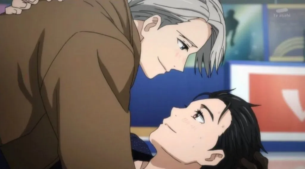 Yuri and Victor in a charming moment