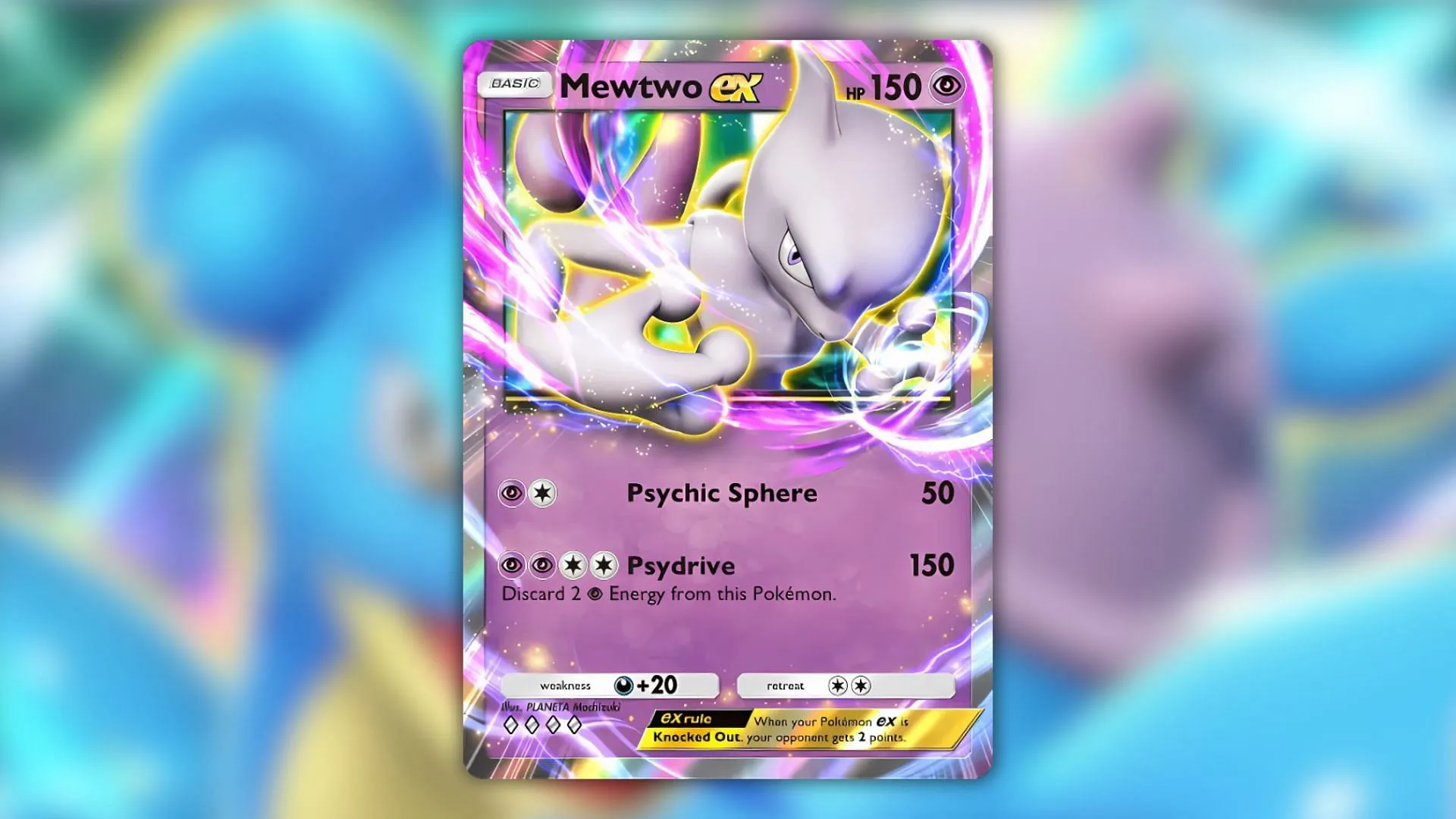 La carta di Mewtwo in Pokemon TCG Pocket (Immagine tramite The Pokemon Company)