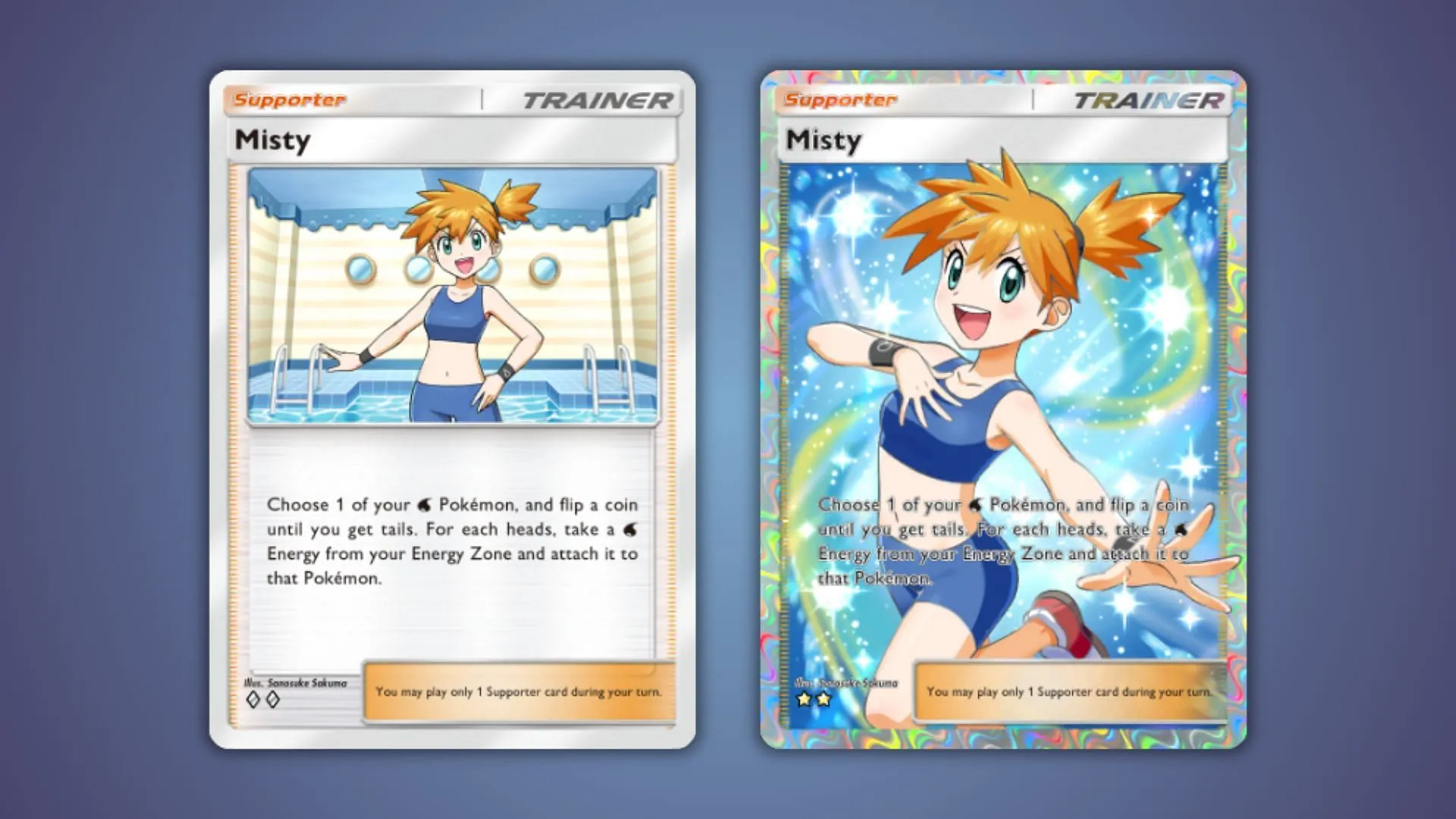 포켓몬 TCG 포켓의 Misty Trainer 카드