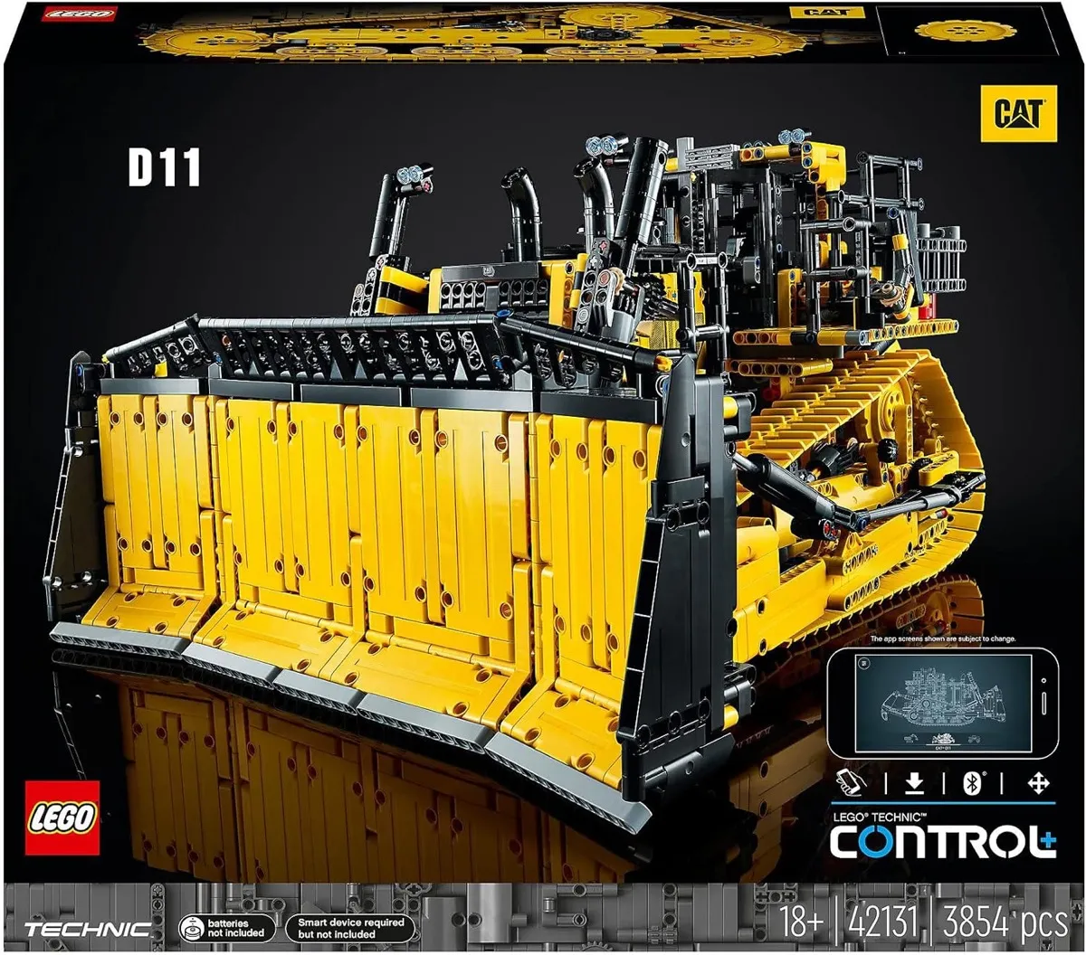 Um modelo do Cat (R) D11 Bulldozer da LEGO