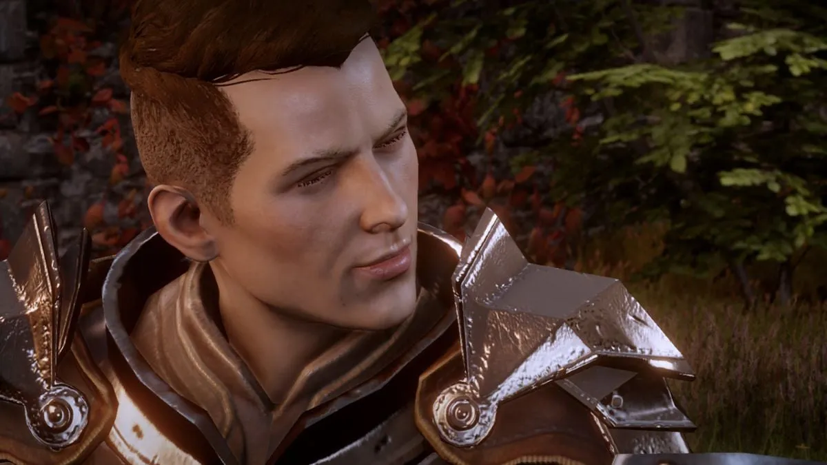 Captura de pantalla de Dragon Age: Inquisition con Krem