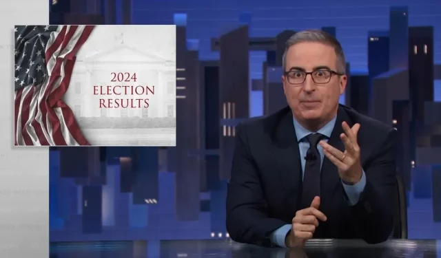 John Oliver analiza las consecuencias de las elecciones presidenciales de 2024: “No hay una reacción correcta”