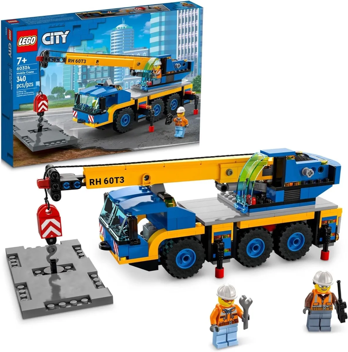 Conjunto de caminhão guindaste móvel LEGO City Great Vehicles