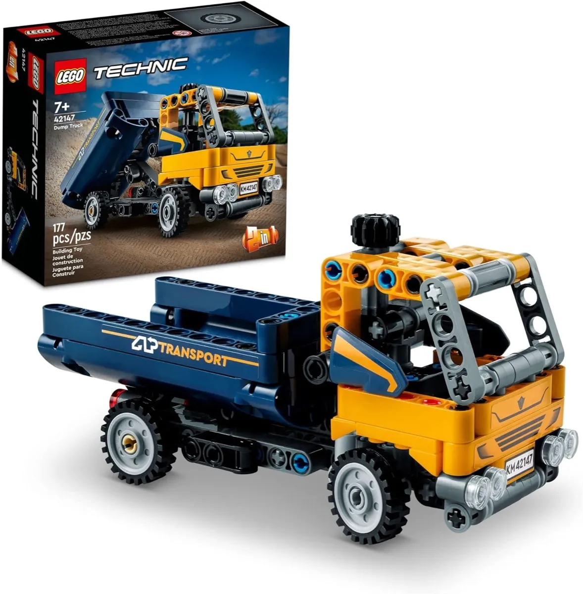 O caminhão basculante LEGO Technic