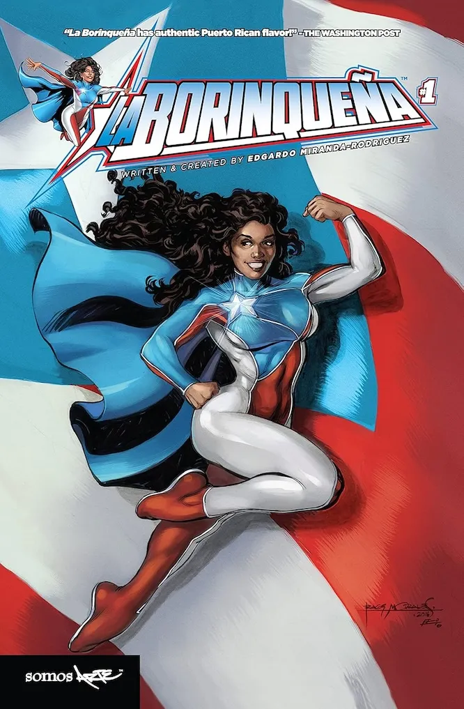 La Borinqueña 슈퍼히어로 커버