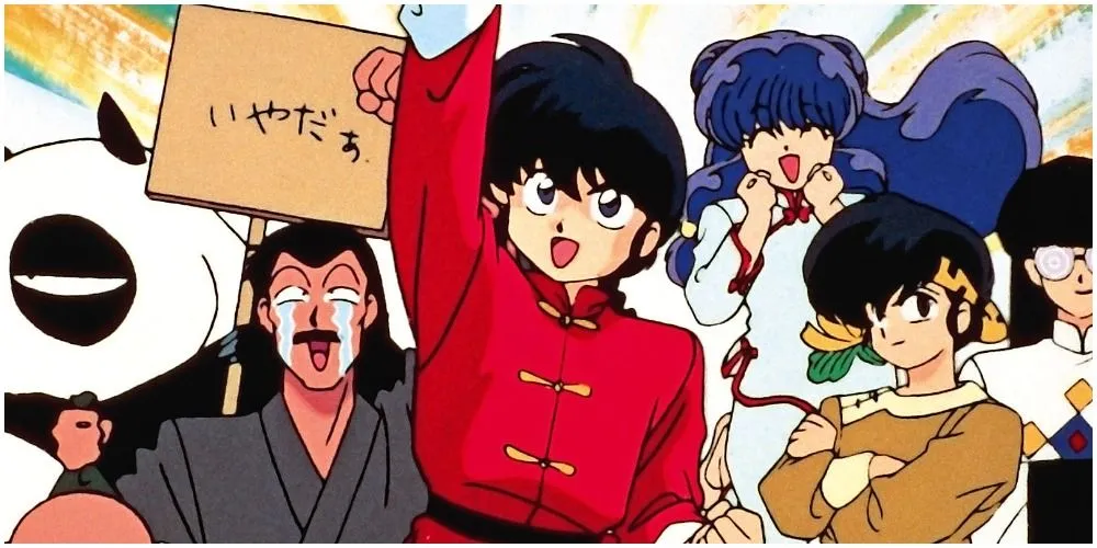 Ranma ½ Cast De pie juntos