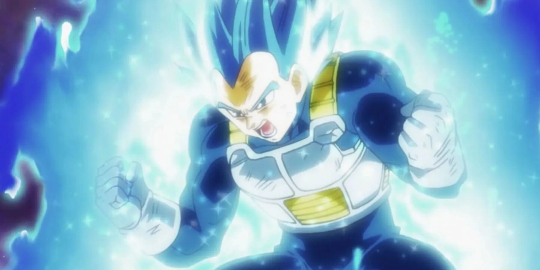 Vegeta na forma Super Saiyan Blue Evolved