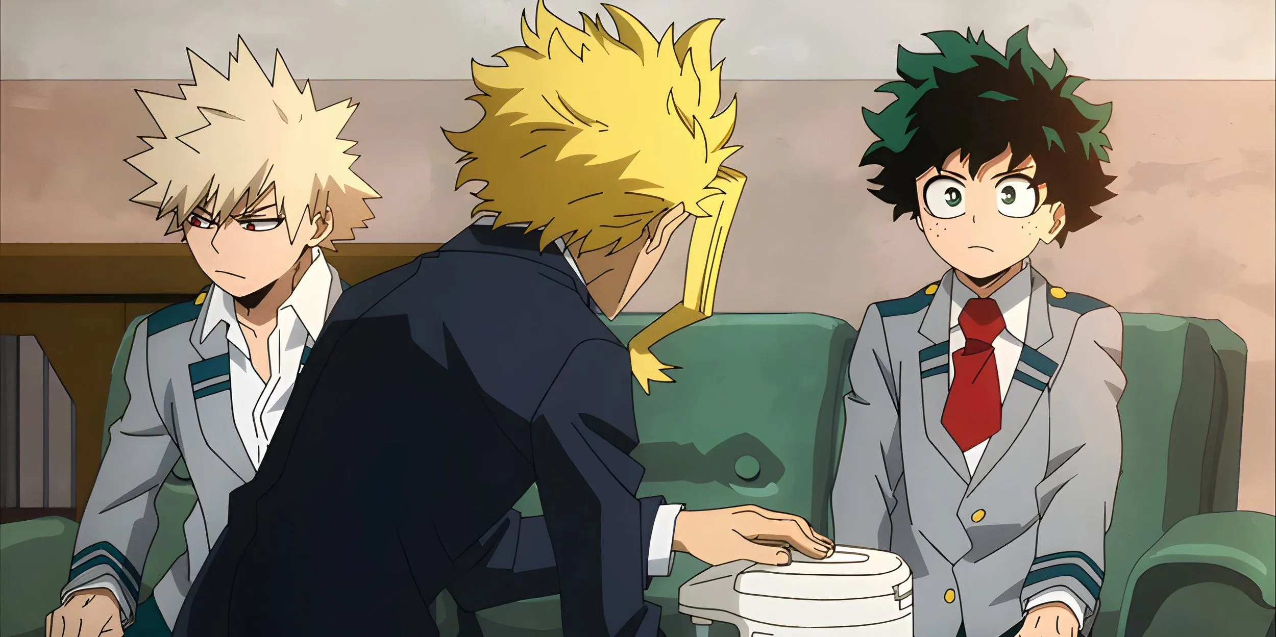 Bakugo et All Might