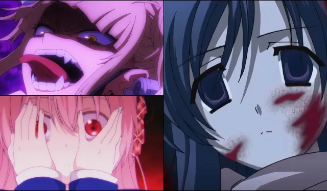 Classifica dei 10 personaggi Yandere più violenti negli anime