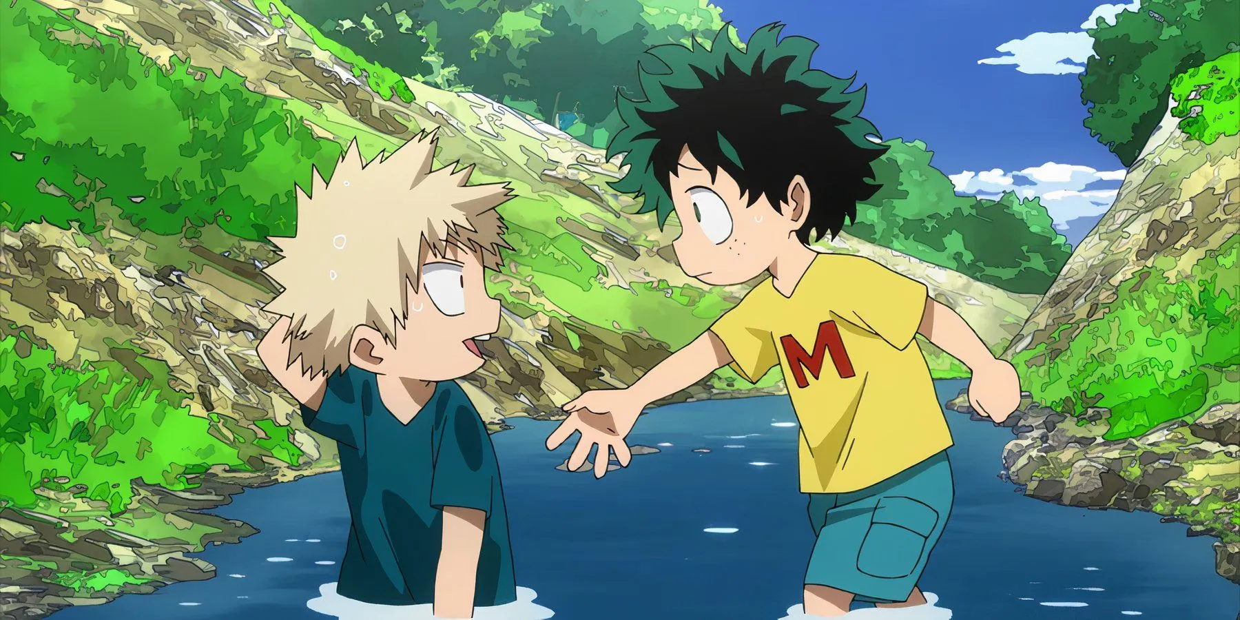 Deku et Bakugo