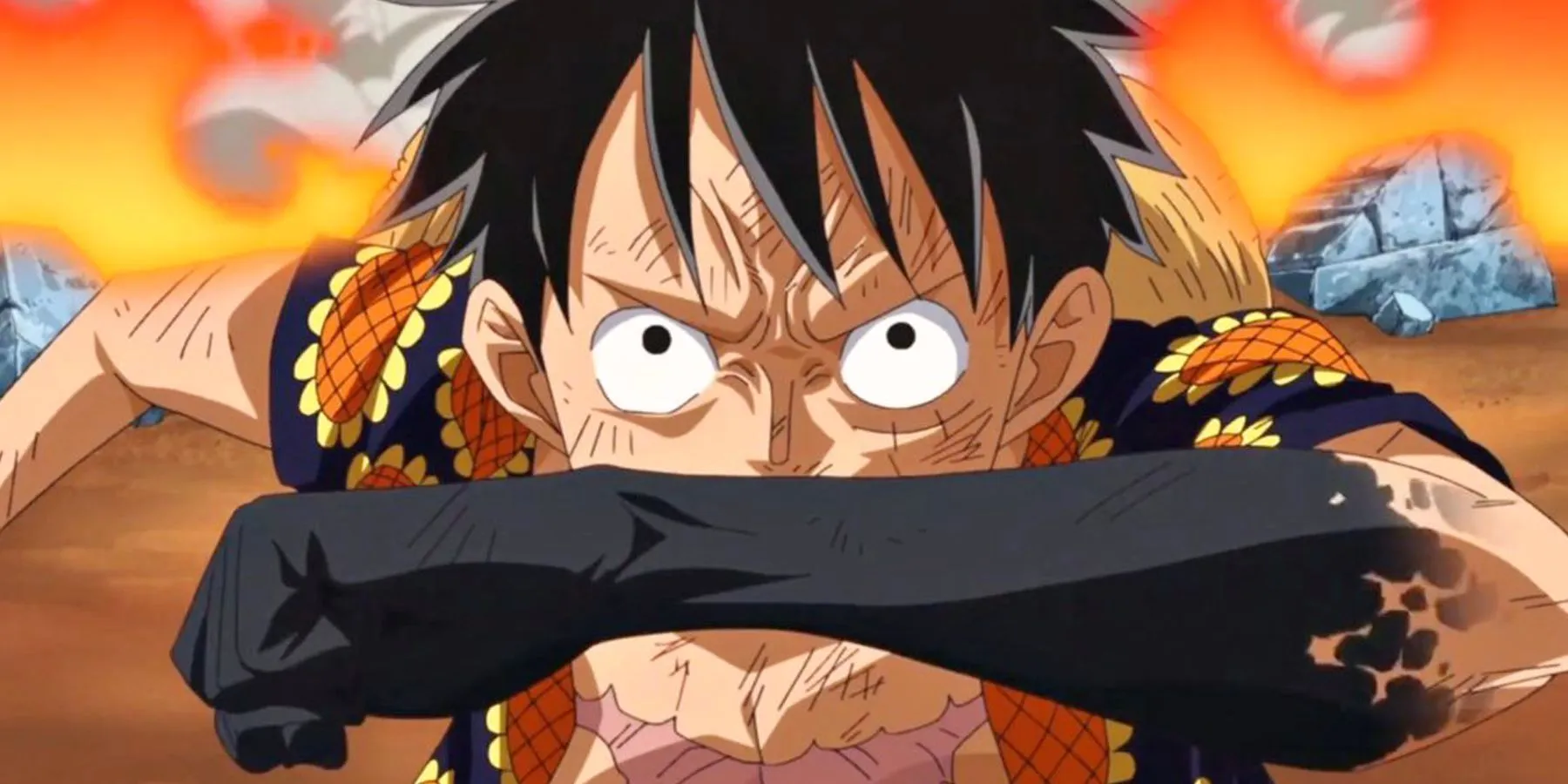 Luffy using Haki